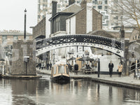 Rustic charm of Gas Street Basin as peel and stick wallpaper.