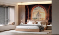 Taj Mahal Gateway to Grandeur golden hour arch wall mural