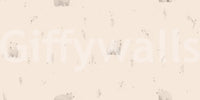 Gentle bear meadow wallpaper in soft beige with tiny meadow sprigs