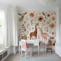 Gentle Wild Haven wall mural bringing calm, nature-inspired decor.


