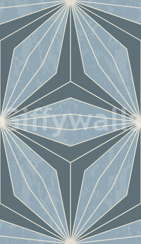 Vintage style fan Radiance mural brings architecture to your walls.