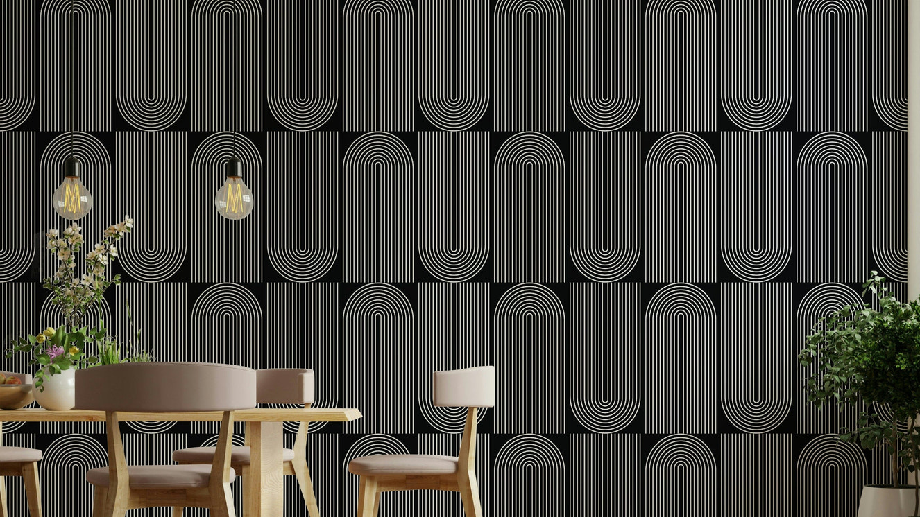 Wallpaper for walls with a clean, contemporary feel

