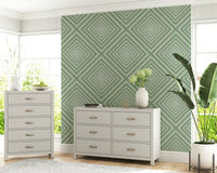 Modern Geometric wallpaper unique intersecting v-shape lines wallpaper.