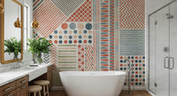A classic abstract design wallpaper for walls.