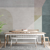 Geometric Vector Pastel Wallpaper Murals - Giffywalls