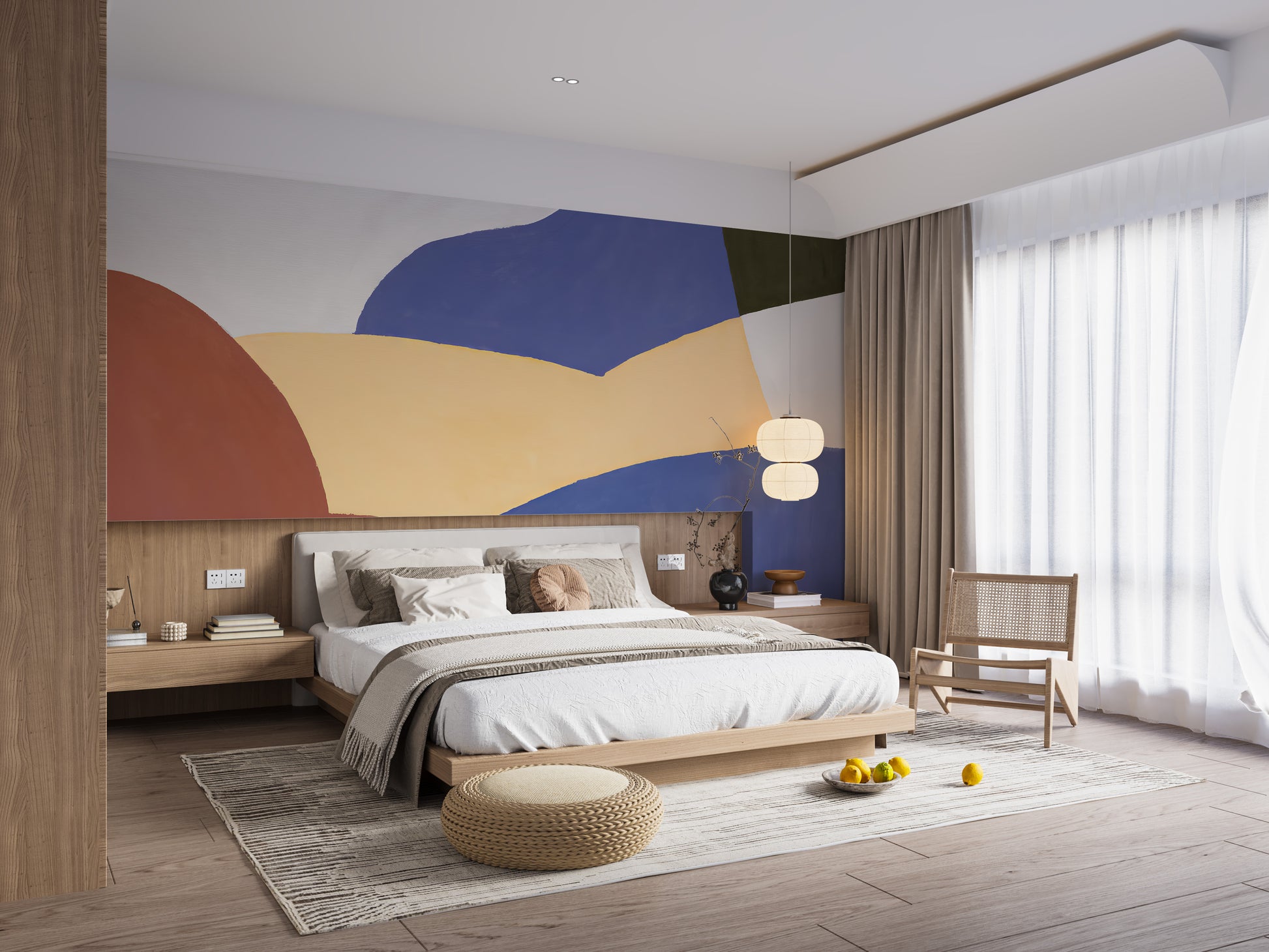 Artistic Vivid Watercolor Wall Mural - Giffywalls