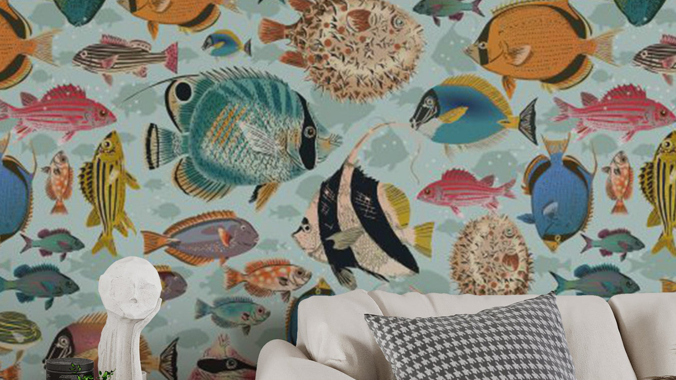 Oceanic Melody Wallpaper Mural
