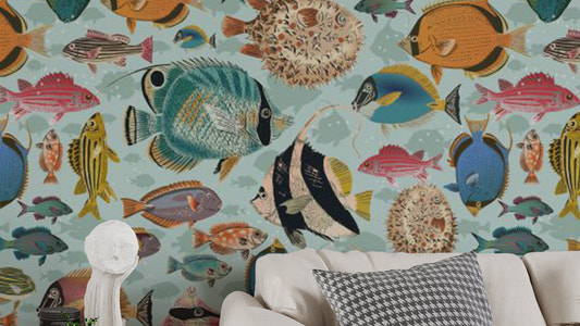 Oceanic Melody Wallpaper Mural
