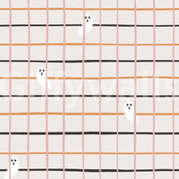 Alternating Halloween stripes evoking a fun, eerie seasonal feel.