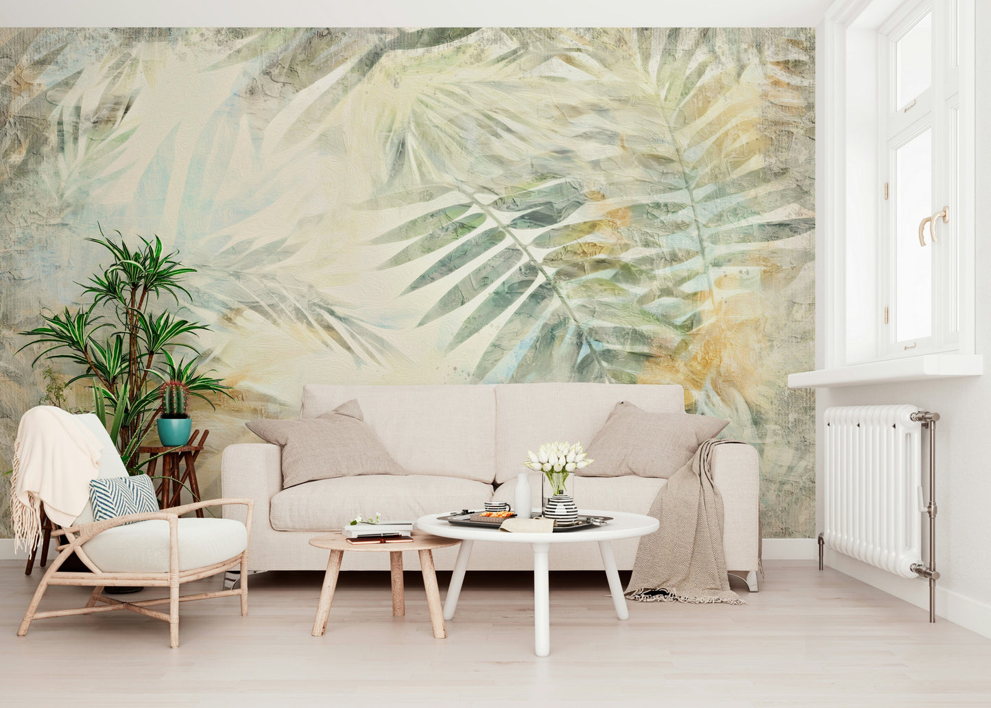 Gilded Fronds Wall Mural -2530874