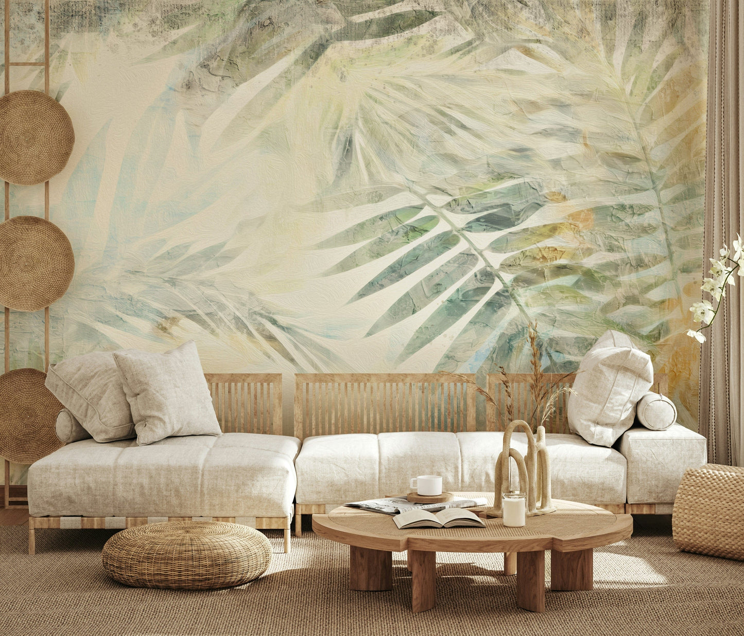 Gilded Fronds Wall Mural -2530874