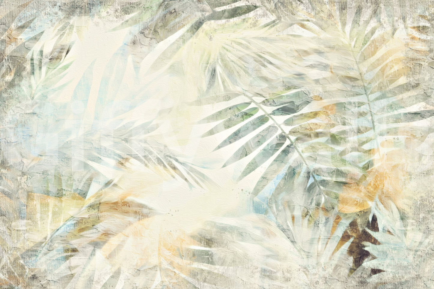 Gilded Fronds Wall Mural -2530874