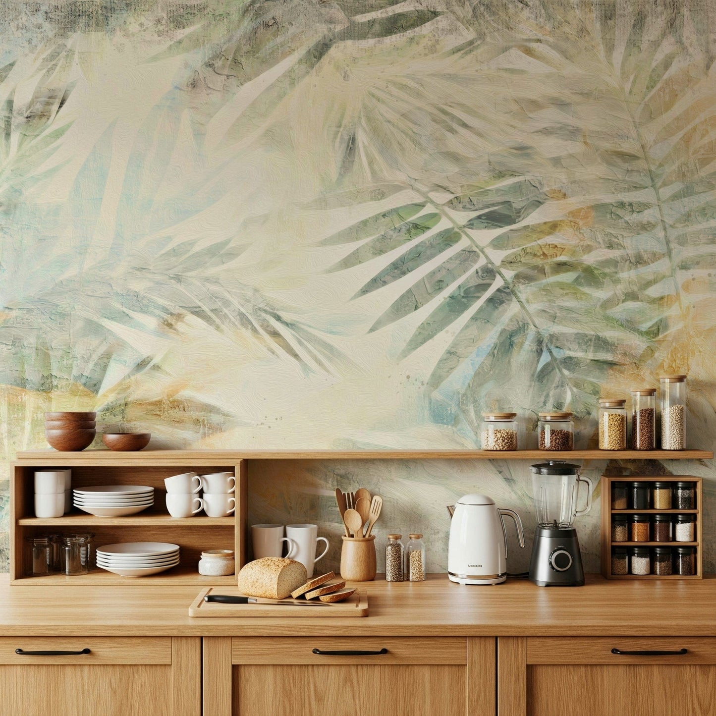Gilded Fronds Wall Mural -2530874