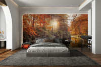 A calm and serene wall covering.

