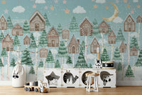 The image is suitable for a children's room or a playroom.

