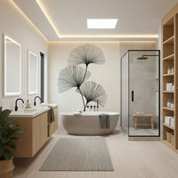 Ginkgo Line Wall Mural