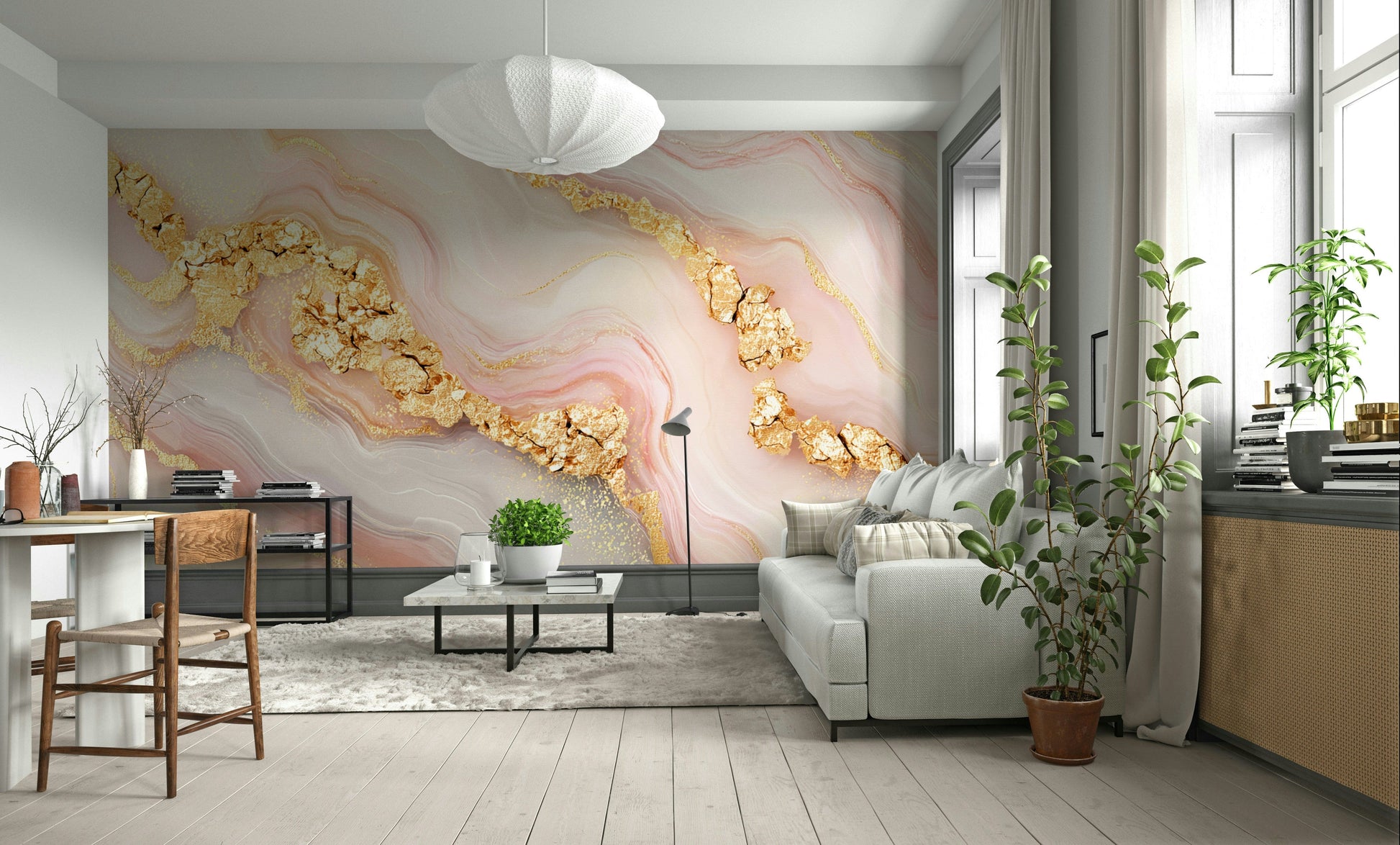 A high-quality print of a luxurious texture.

