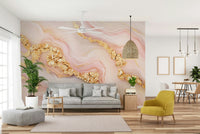 A sophisticated and artistic wall covering.

