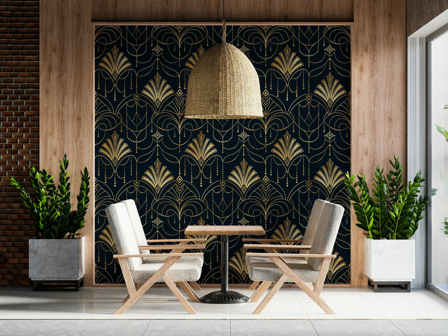 Art Deco Opulence Wallpaper⁠