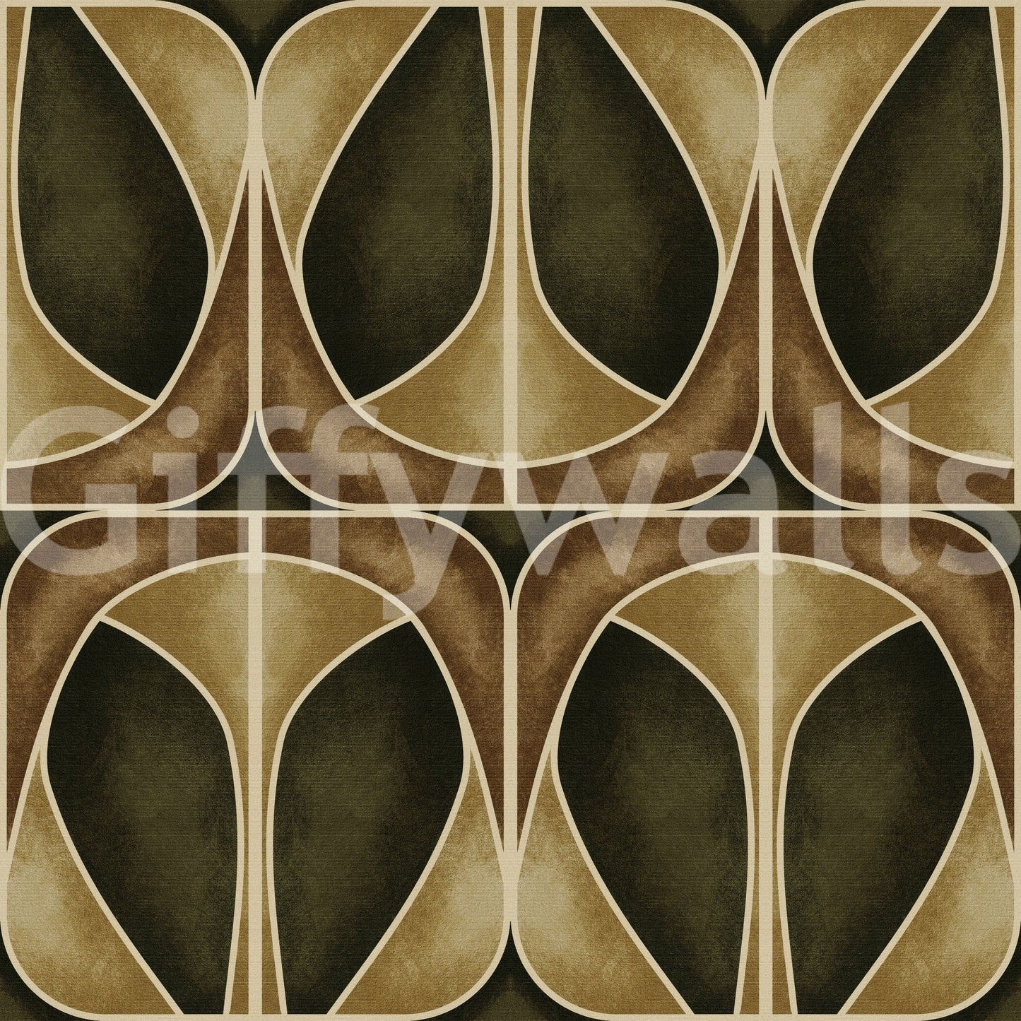 Luxury textured aesthetic Softy Dèco Geometries Gold Chic wallpaper.