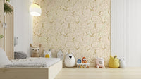 Subtle Summer Meadow nature mural wallpaper
