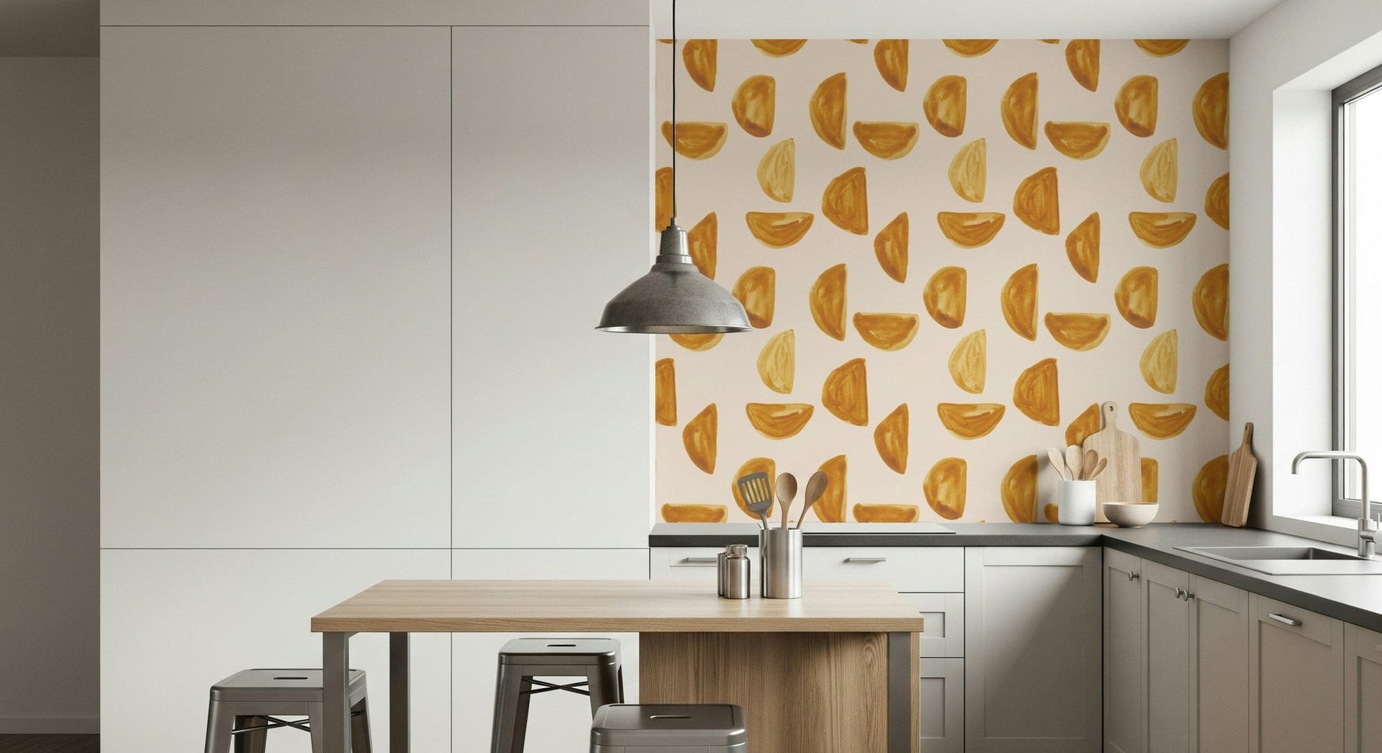 Golden brushstrokes wallpaper featuring elegant hand-painted gold streaks.