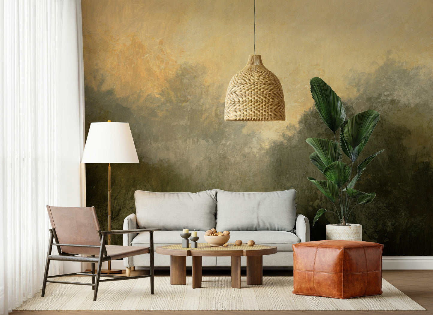 Golden Valley Haze Wall Mural -2803059