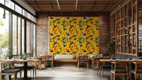 Golden Hour Aviary wallpaper bringing a peaceful, serene vibe to your room.

