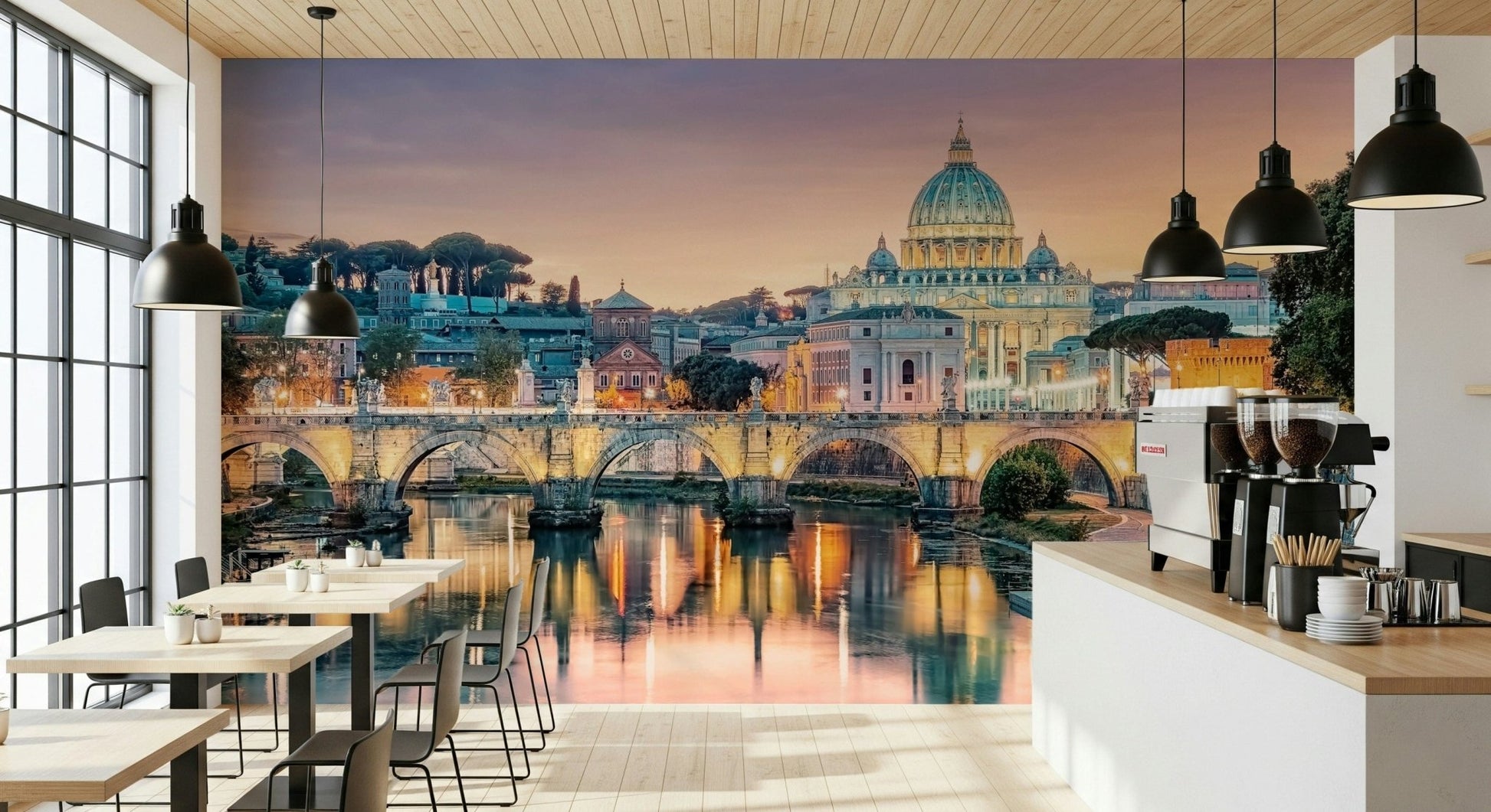 Golden Hour in Rome Wall Mural