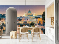 Golden Hour in Rome Wall Mural