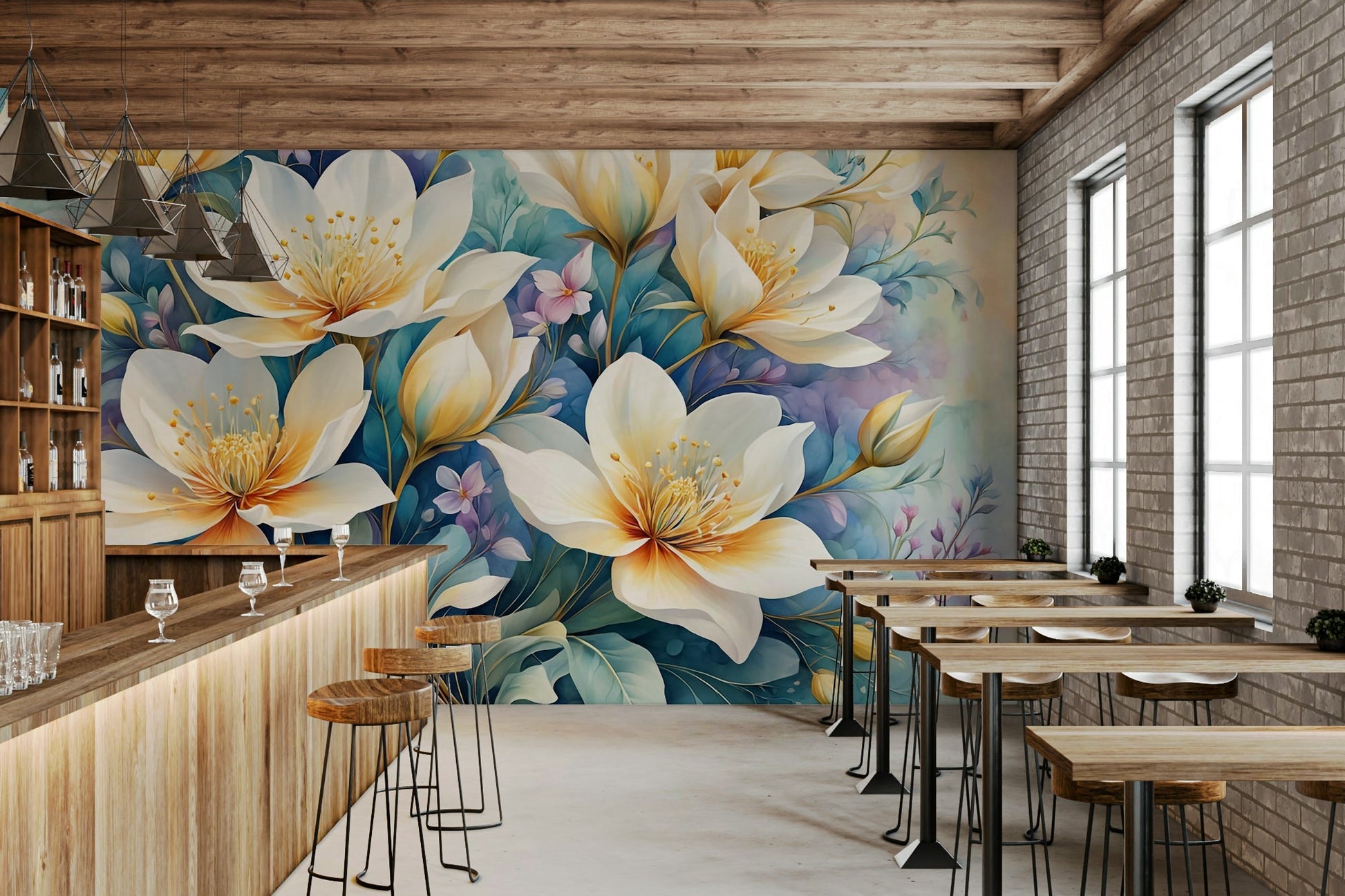 A close-up view shows the fine details of the flower petals.

