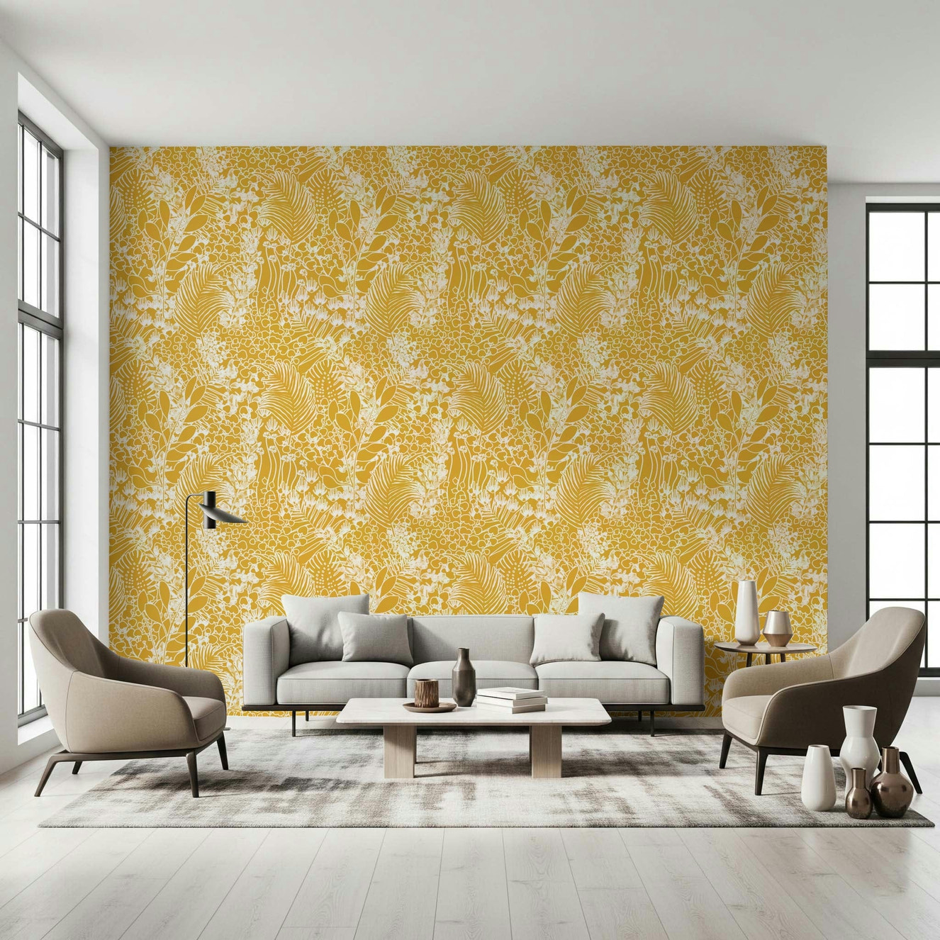 Golden Meadow Dream Wallpaper⁠