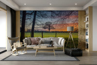 The design has a layered look, showing a long view into the field.

