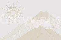 The style is painterly or a soft-focus photograph.

