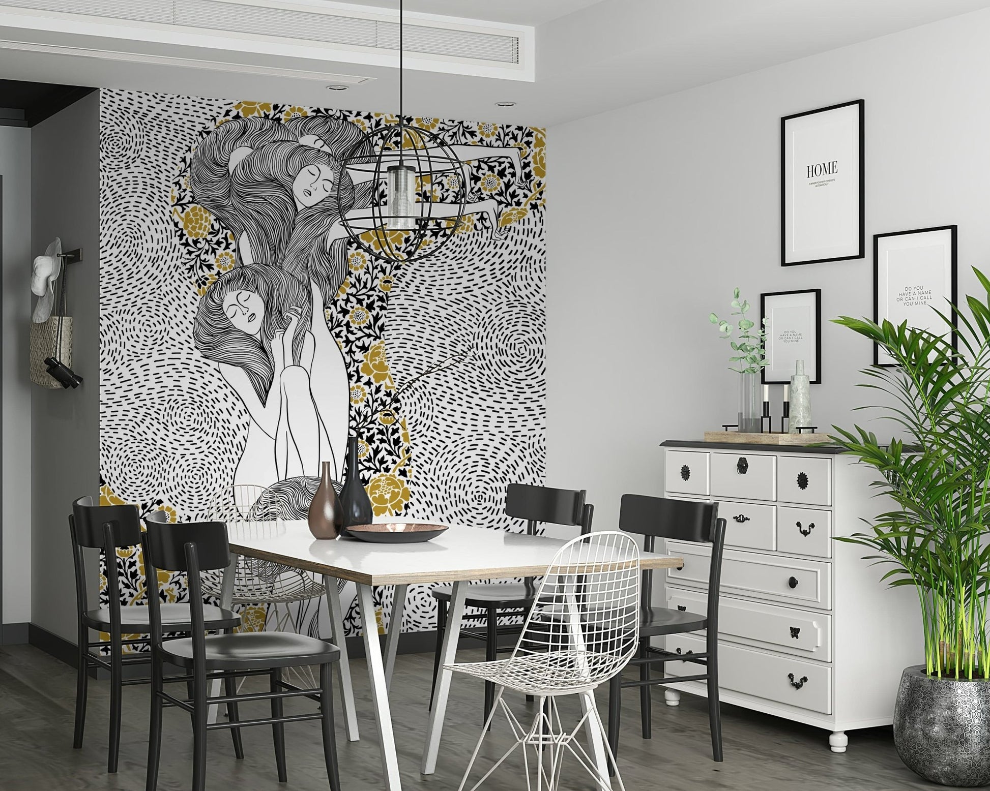 Golden Reverie Wall Mural