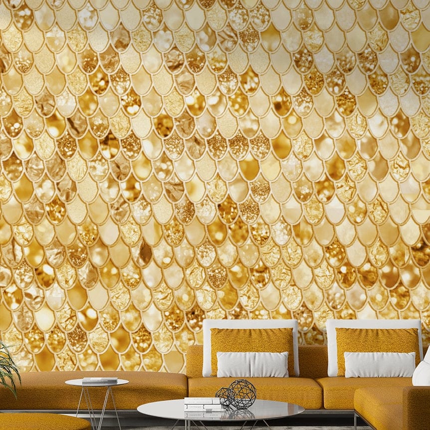 A sophisticated and luxurious wall covering.

