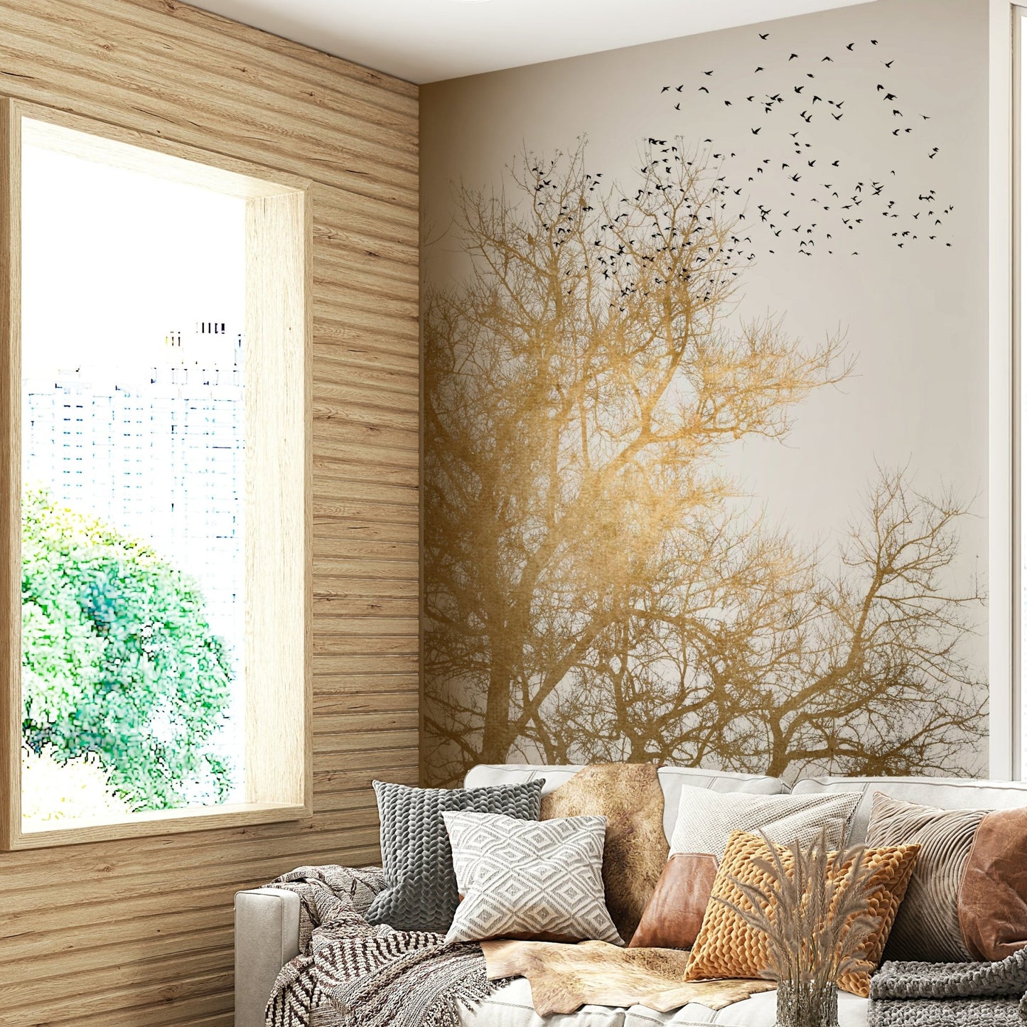 There might be subtle clouds or a clear horizon line.
