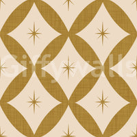 Golden Star Lattice Wallpaper⁠ - 2995337