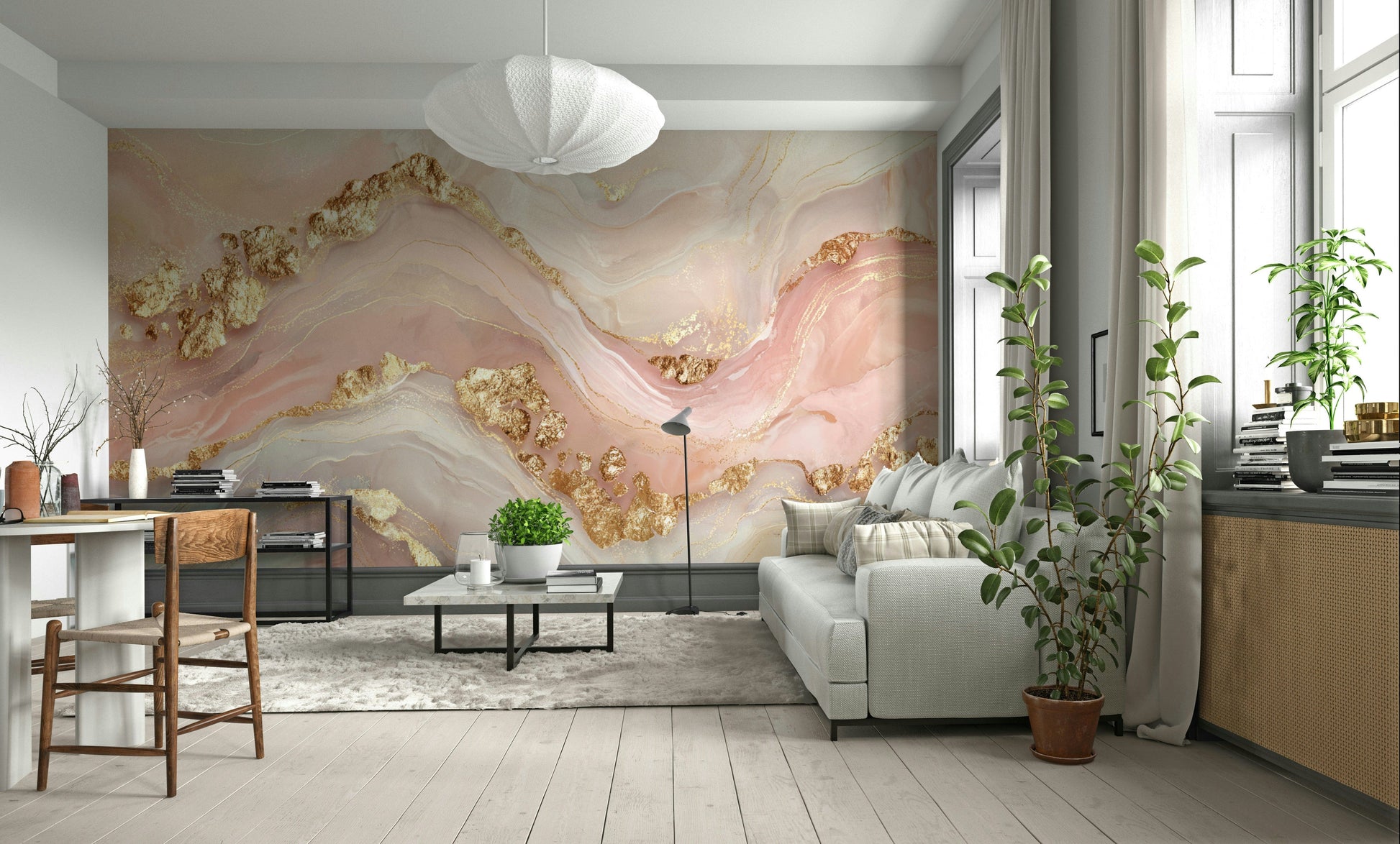A high-quality print of a luxurious texture.

