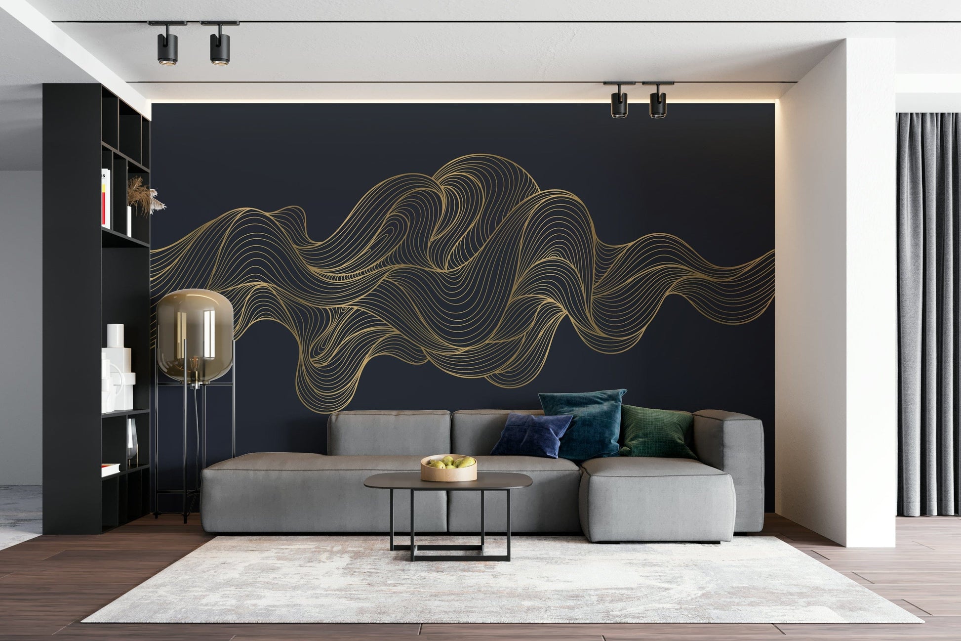 The design has a beautiful, artistic aesthetic.

