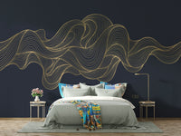 The composition is a harmonious, repeating pattern.

