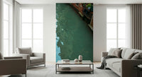Venice cityscape wall mural, charming bridge above, ancient buildings, Gondola Dream.