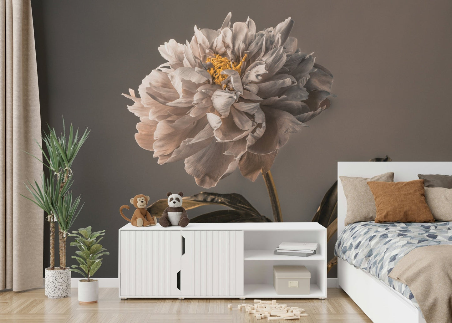 Graceful Blooms Wall Mural