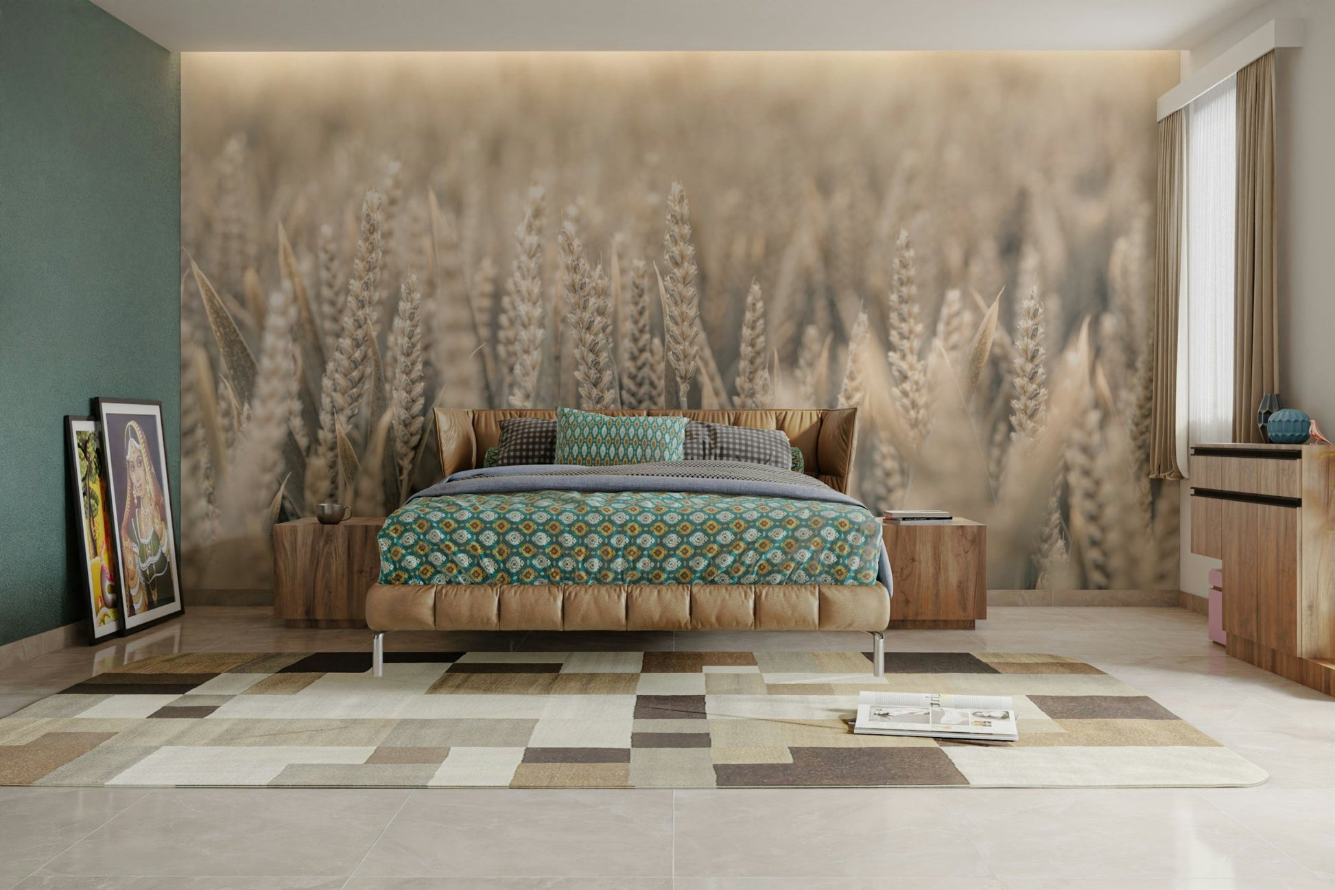 The texture is a close-up of natural wood.

