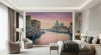 Magical Grand Canal twilight wallpaper architectural beauty.
