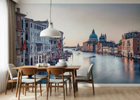 Palazzo facades lining, Grand Canal Dreams, elegant wall covering.
