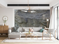 Wall mural with granite-inspired texture for a clean, contemporary aesthetic.