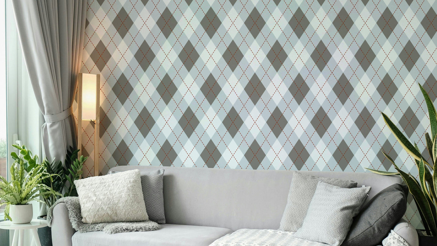 The pattern repeats seamlessly across the entire wall.
