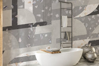 Chic terrazzo wallpaper with modern elegance
