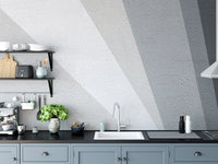 Gray Concrete Wallpaper Mural - Giffywalls